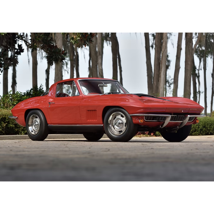 1963-1967 C2 Corvette Rally Wheel 15 X 6 Silver Powder Coat: 1963-1967