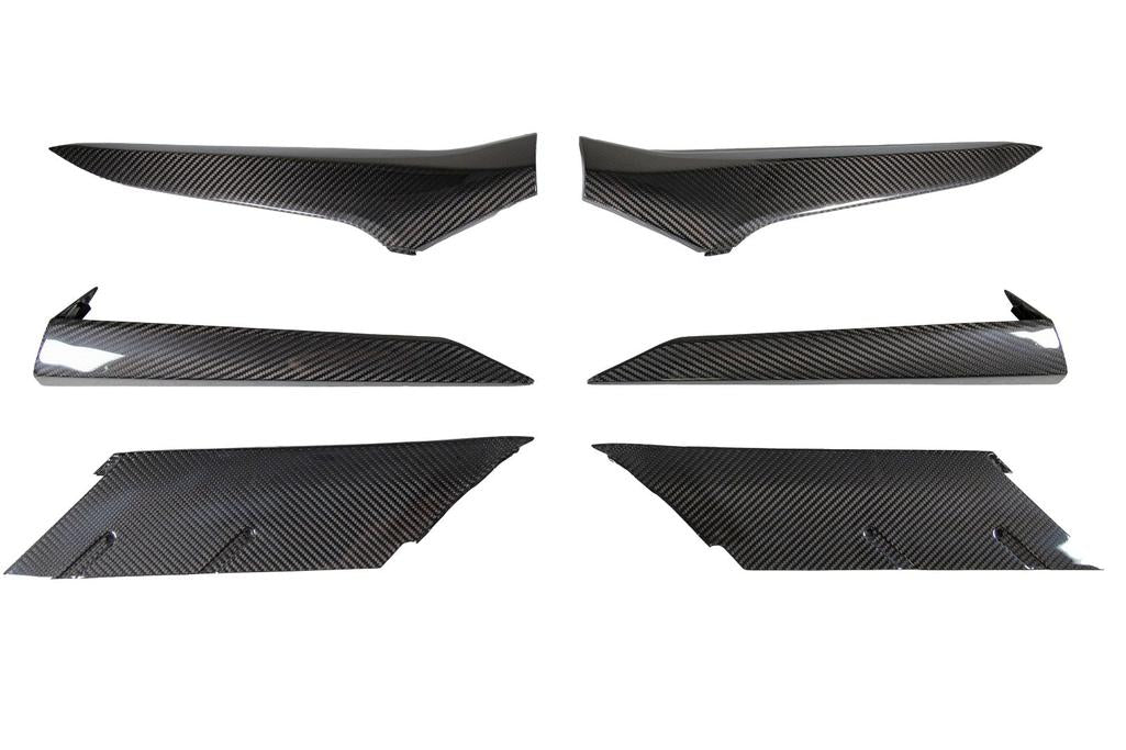 Corvette C8 Z06 Carbon Fiber Door and Quarter Panel Trims Package 2023-2026