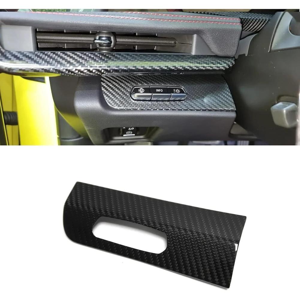 C8 Corvette HUD Button Control Trim Carbon Fiber Cover