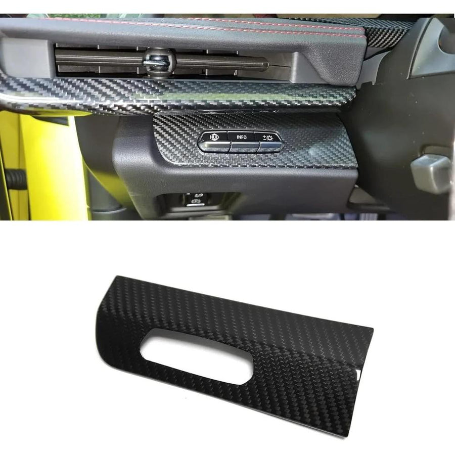 C8 Corvette HUD Button Control Trim Carbon Fiber Cover