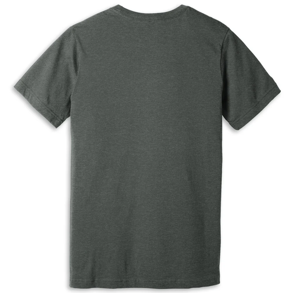 C8 Corvette Z06 Crossed Flags T-Shirt : Heather Gray