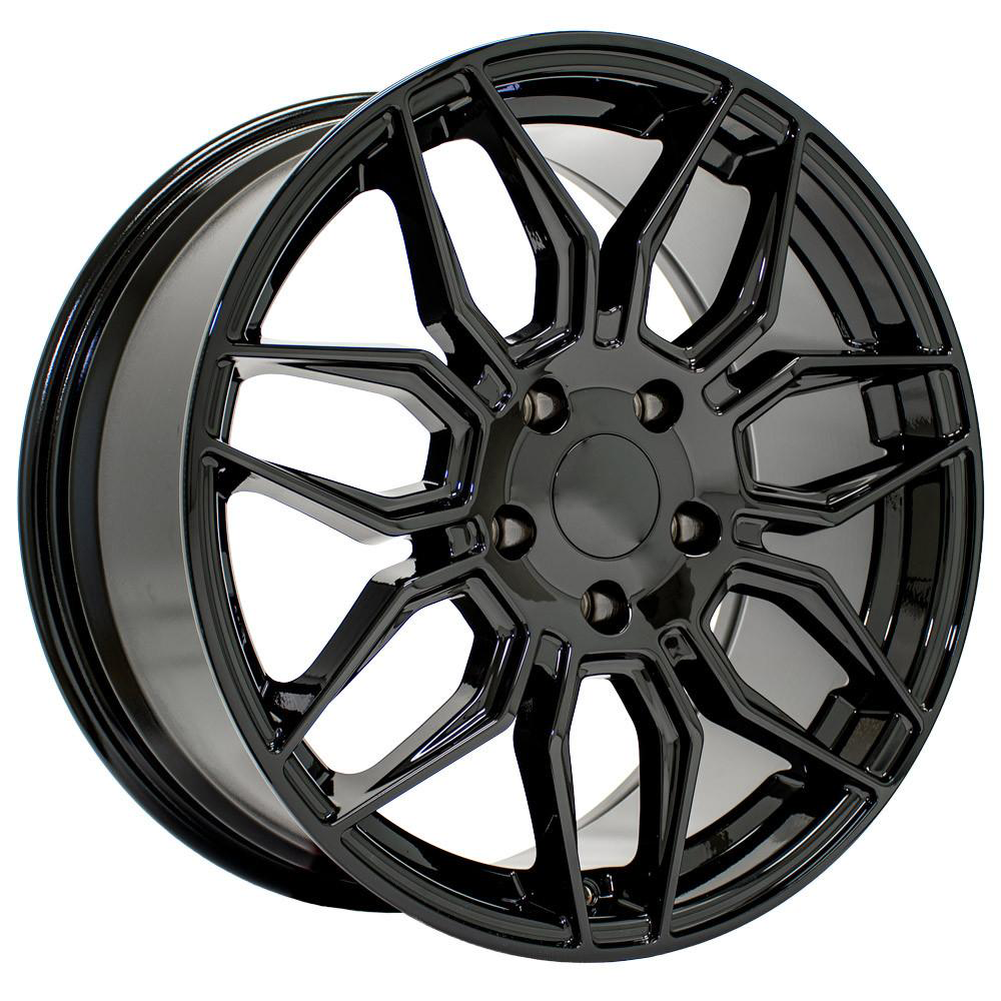 C8 Corvette Z06 Style Reproduction Wheels : Gloss Black