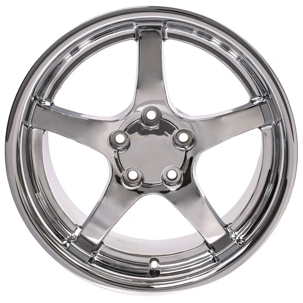 C5 Corvette 00-04 Style Deep Dish Reproduction Wheels : Chrome