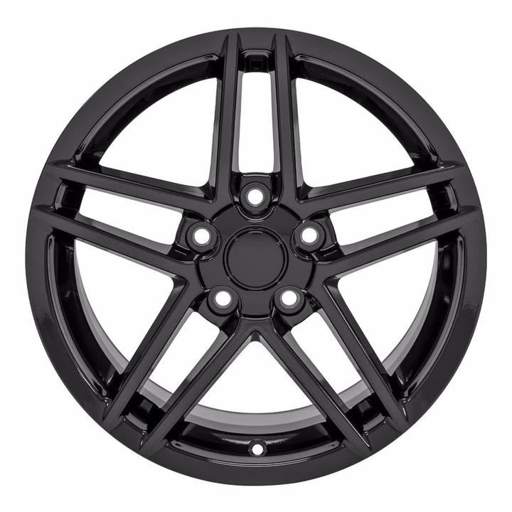 C6 Corvette Z06 Style Reproduction Wheels : Gloss Black