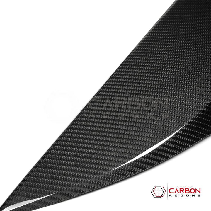 Corvette C8 HTC (Stingray, Z06, Z07, Z51, E-Ray 2020+) Real Dry Carbon Fiber Rear Nacelle Roof Hump Covers