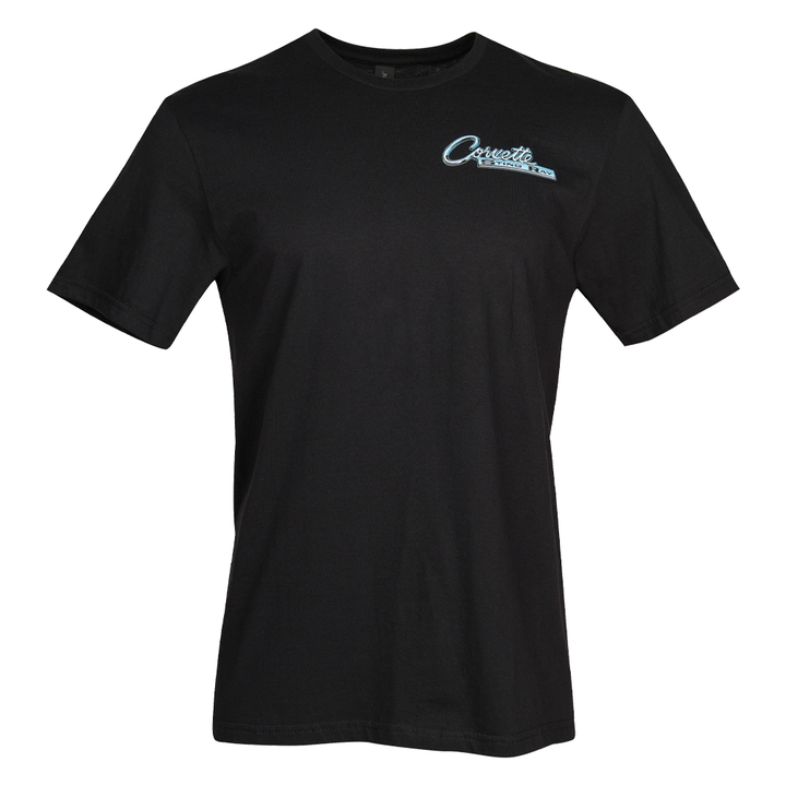 C2 Corvette American Classic T-shirt - 1963 Split Window : Black