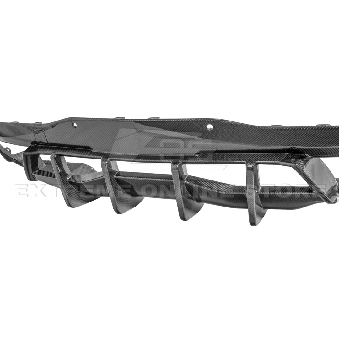 C8 Corvette Rear Bumper Diffuser Quad Exit - 2020-2025 Stingray, Z51 ...
