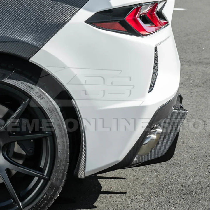 C8 Corvette Rear Bumper Diffuser Quad Exit - 2020-2025 Stingray, Z51