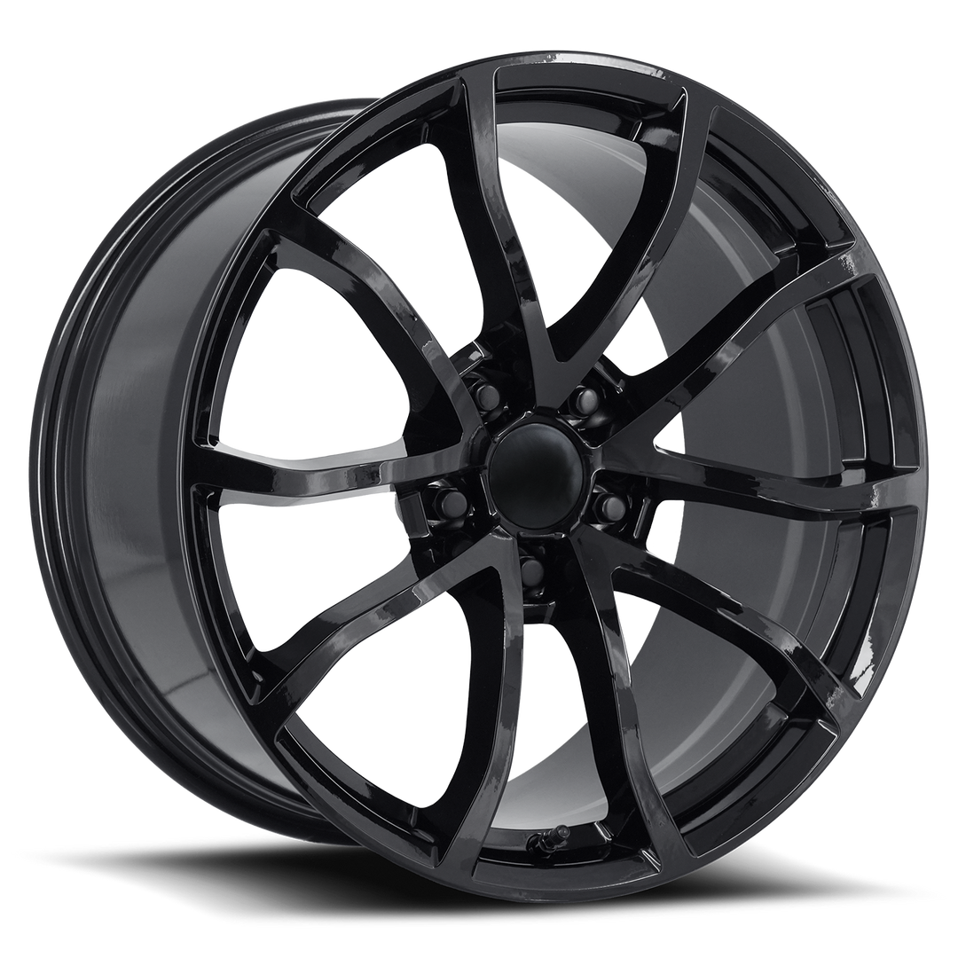 Corvette Centennial Cup Style Flow Formed Reproduction Wheels (Set) - Gloss Black