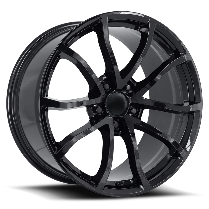 Corvette Centennial Cup Style Flow Formed Reproduction Wheels (Set) - Gloss Black