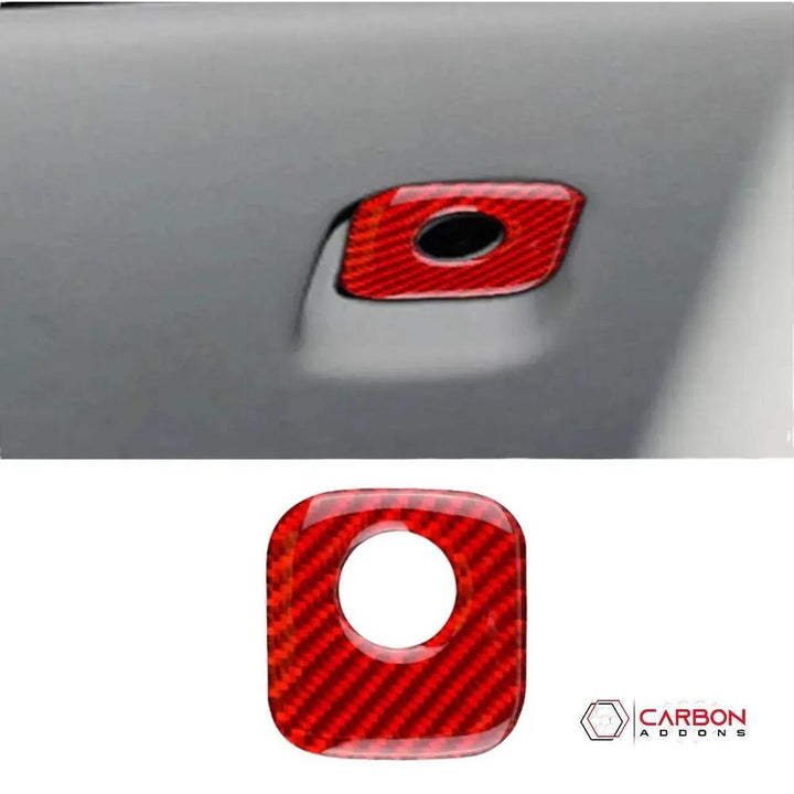Real Carbon Fiber Glove Box Handle Overlay | C6 2005-2013 Corvette
