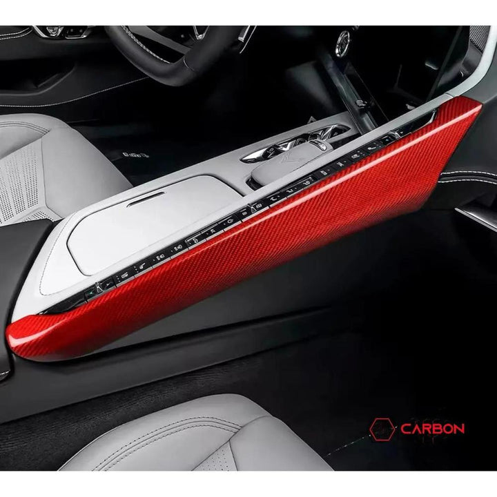 C8 Corvette Carbon Fiber Upper Right Center Console Cover