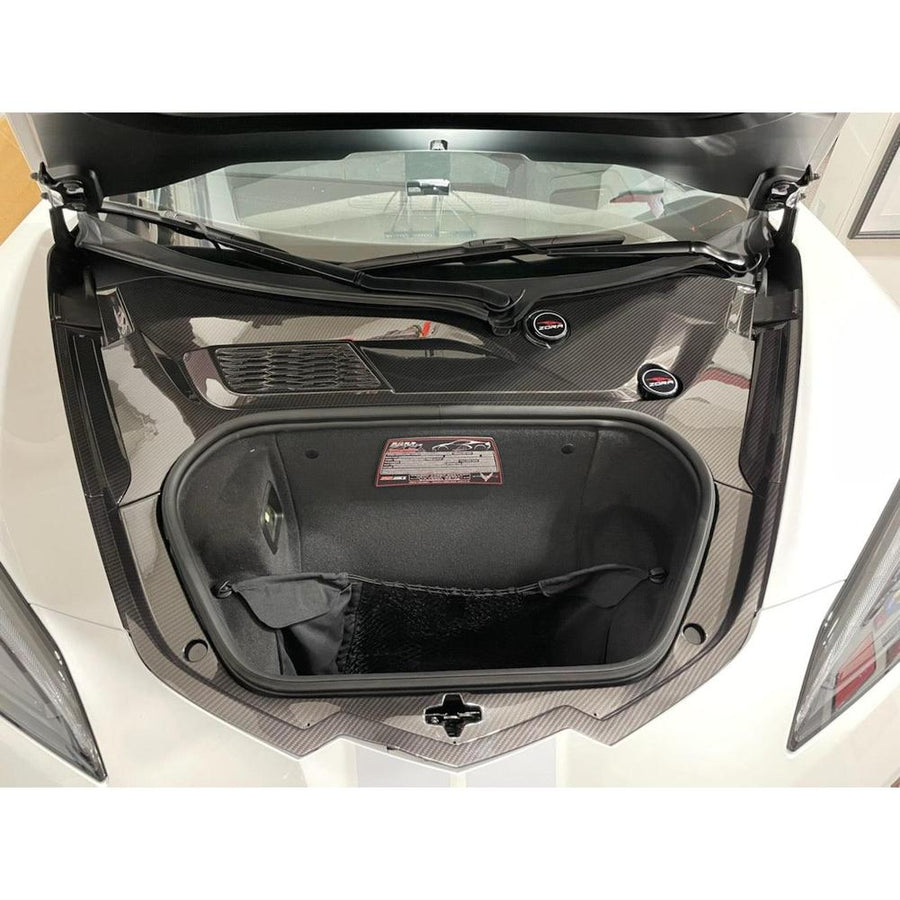 C8 Corvette Painted Frunk Trim Panels - Color Matched : 2020-2026 C8