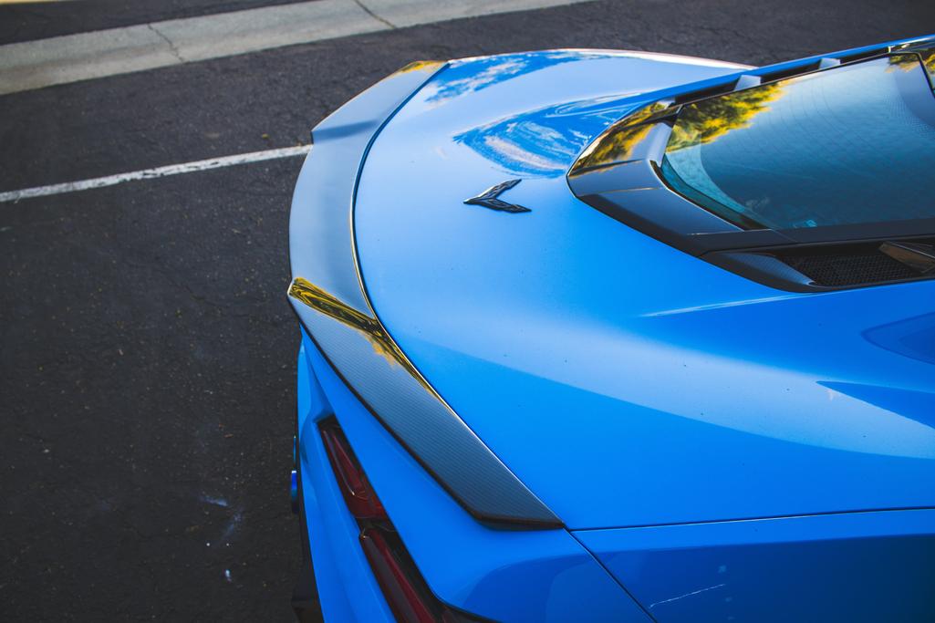 Corvette C8 Z06 Carbon Fiber Rear Spoiler Delete 2023-2026