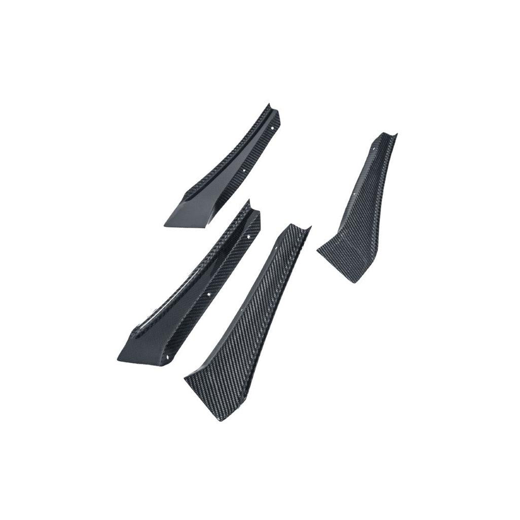 Corvette C8 Z06 Carbon Fiber Front Bumper Canards 2023-2026
