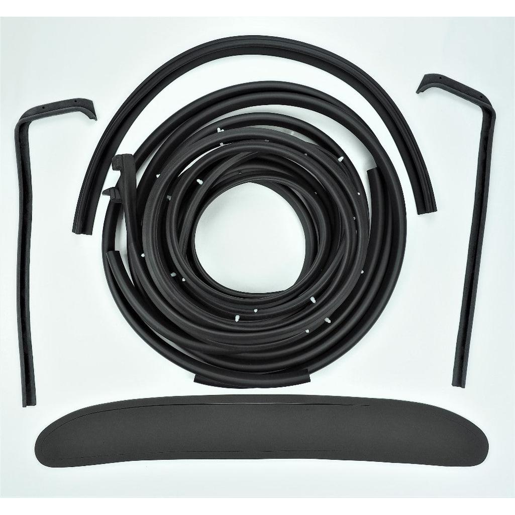 C1 1959 Corvette Door & Body Weatherstrip Kit - 8 Pc - 1959 Early