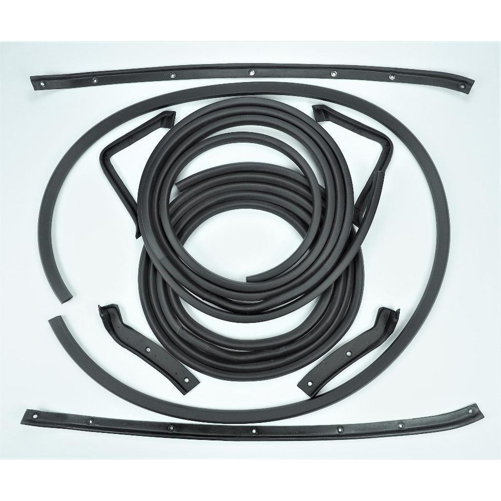 C2 1963 Corvette Coupe Door & Body Weatherstrip Kit - 9 Pc