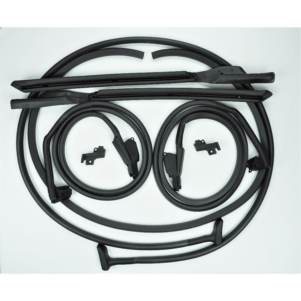 C3 1969 Corvette Convertible Door & Body Weatherstrip Kit - 8 Pc