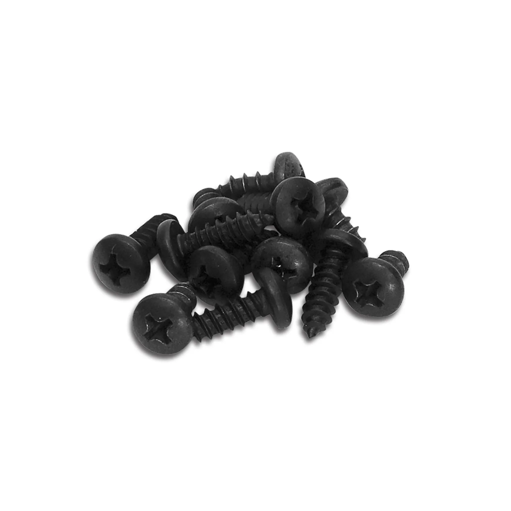 1968-1972 Corvette C3 Weatherstrip Screw Set - Windshield Pillar Post - 12Pc