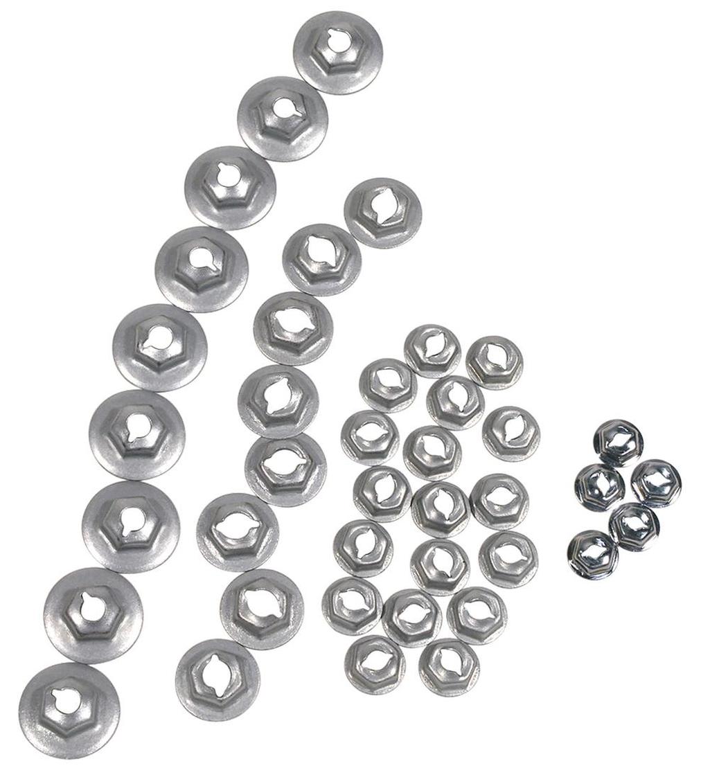 C2 1965 Chevrolet Corvette Emblem Speednut Kit - 41Pc