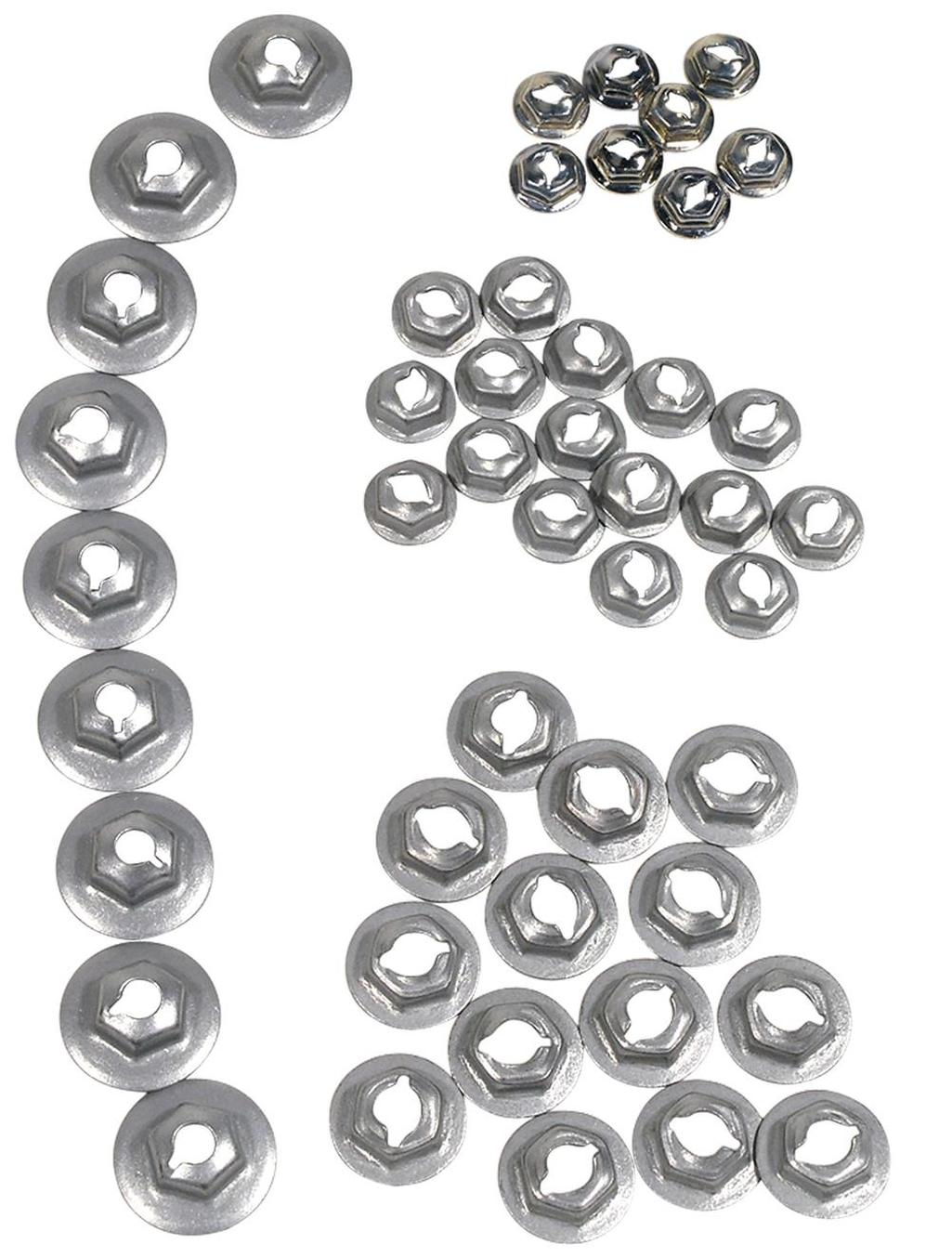 C2 1966 Chevrolet Corvette Emblem Speednut Kit - 47Pc