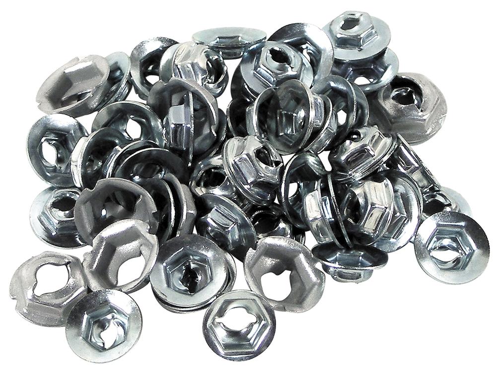 C1 1959-1960 Chevrolet Corvette Emblem Speednut Kit. 64 Piece