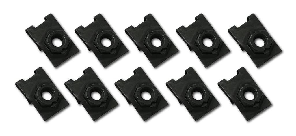 C2 1963-1964 Chevrolet Corvette Grille J-Nuts - 10Pc Set
