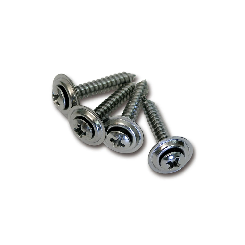 C3 1968-1977 Corvette Door Panel Screw Set - Upper Corners - 4Pc Set