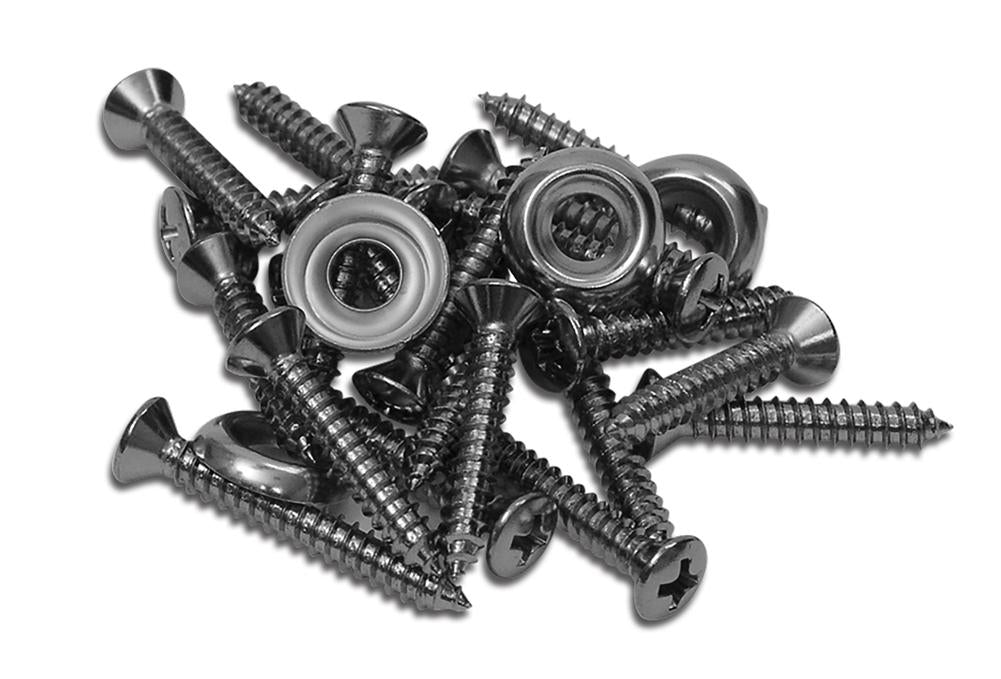 C1 1958-1962 Chevrolet Corvette Door Panel Screws & Washers. 26 Piece Set