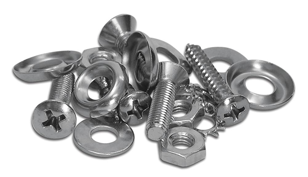 C1 1959-1962 Chevrolet Corvette Package Tray Screws. 19 Piece