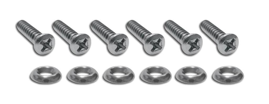 C2 1964-1967 Chevrolet Corvette Halo Panel Screw Set - Coupe - 12Pc
