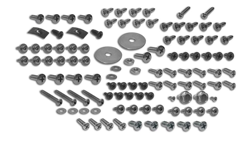 C2 1967 Chevrolet Corvette Interior Screw Kit - Convertible