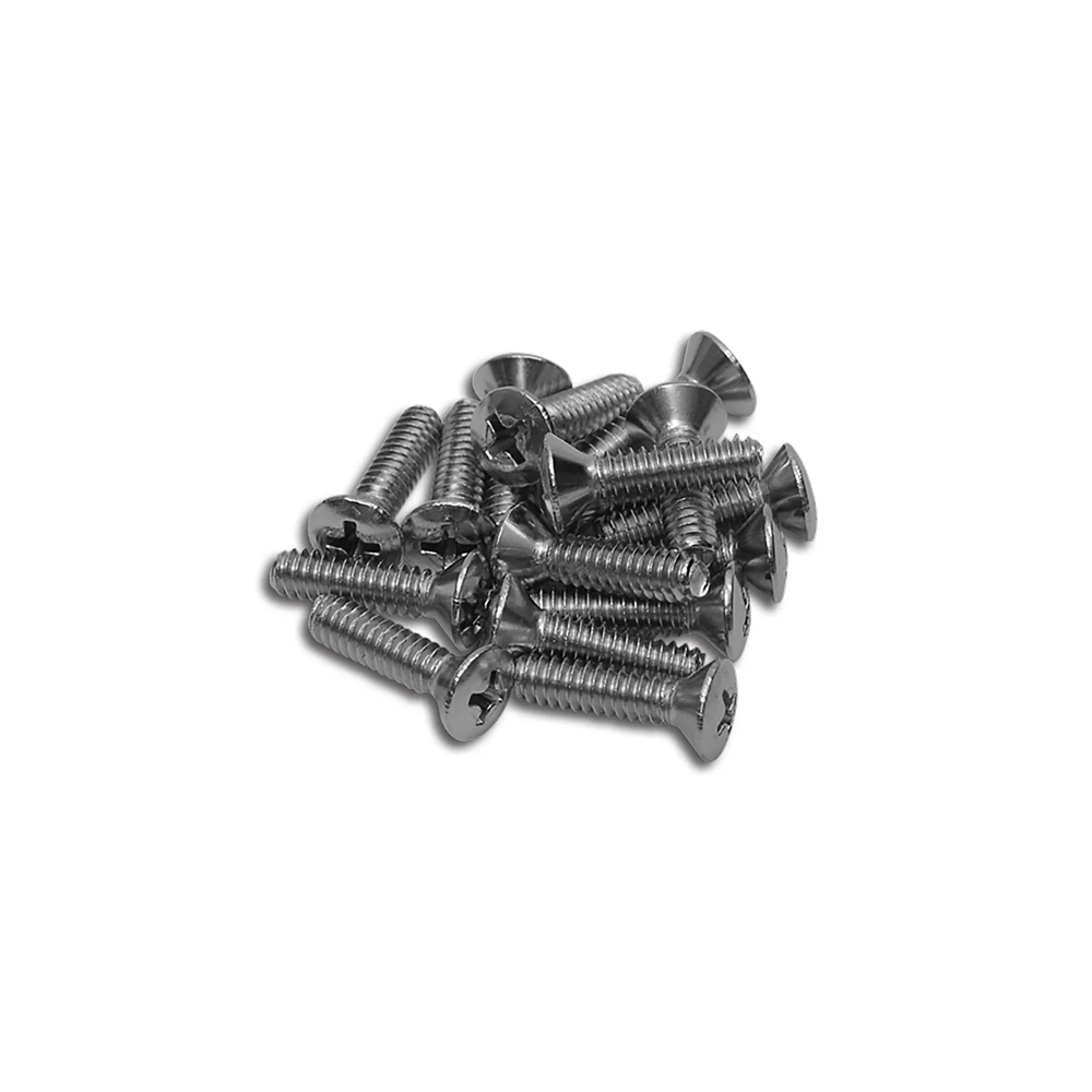 1968-1969 Corvette C3 Side Louver Screw Set - 16Pc