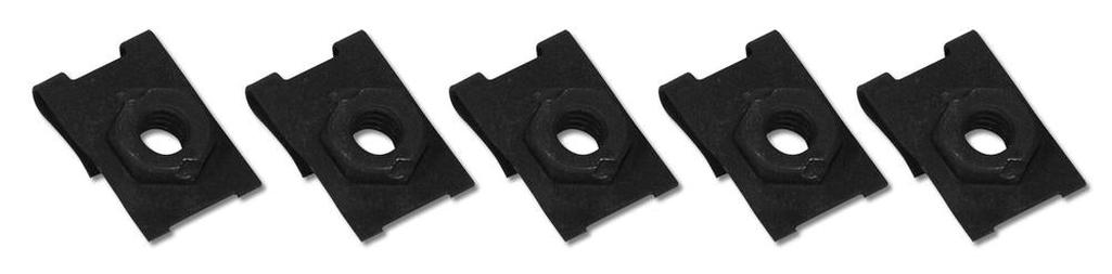 C2 1963-1967 Chevrolet Corvette Dash Cluster U-Nuts - 5Pc