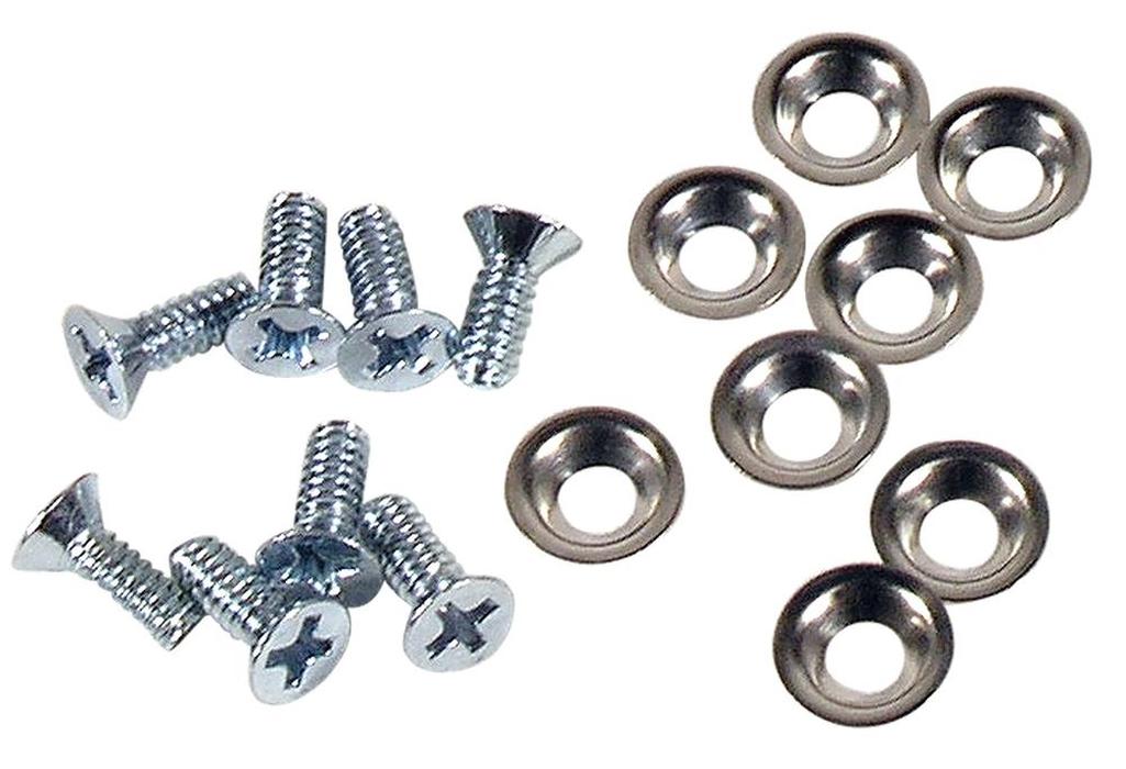 C2 1963-1967 Chevrolet Corvette Convertible Top Pad To Frame Screw Set 16-Pc