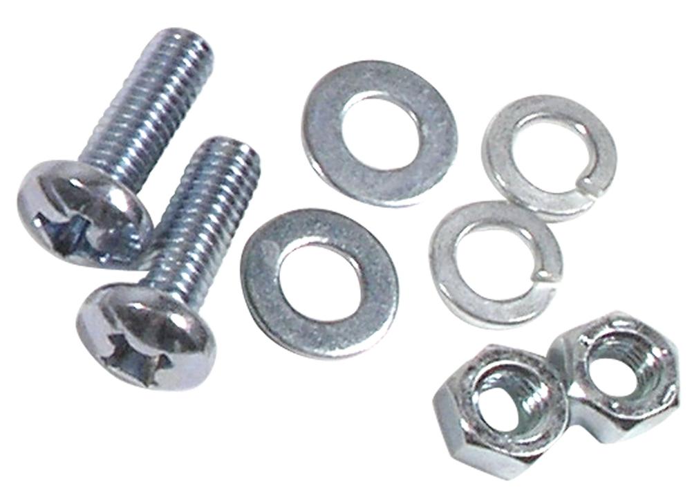 C1 1953-1959 Chevrolet Corvette Steering Column Mount Bracket Screws. 8 Piece Set