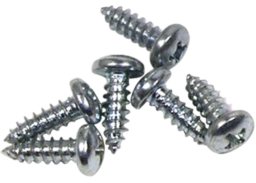 C1 1956-1957 Chevrolet Corvette Door Drip Rail Screws. 6 Piece Set