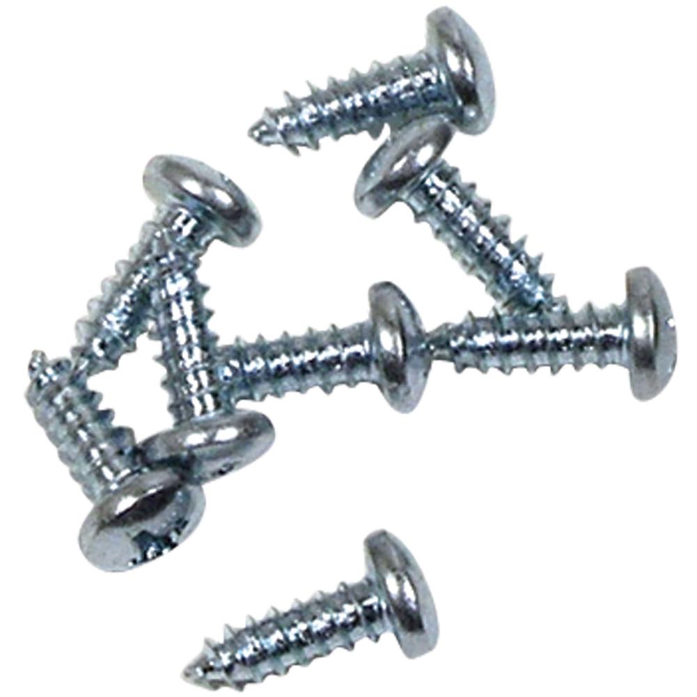 C1 1957-1959 Chevrolet Corvette Door Drip Rail Screws. 8 Piece Set