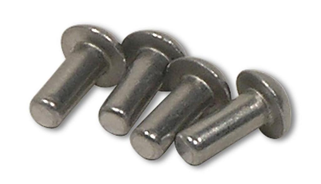 C2 1966-1967 Chevrolet Corvette Auxiliary Grille Bracket Rivet Set 4-Pc