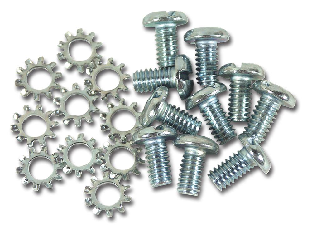 C1 1955-1961 Chevrolet Corvette Timing Chain Cover Screws. 10 Piece