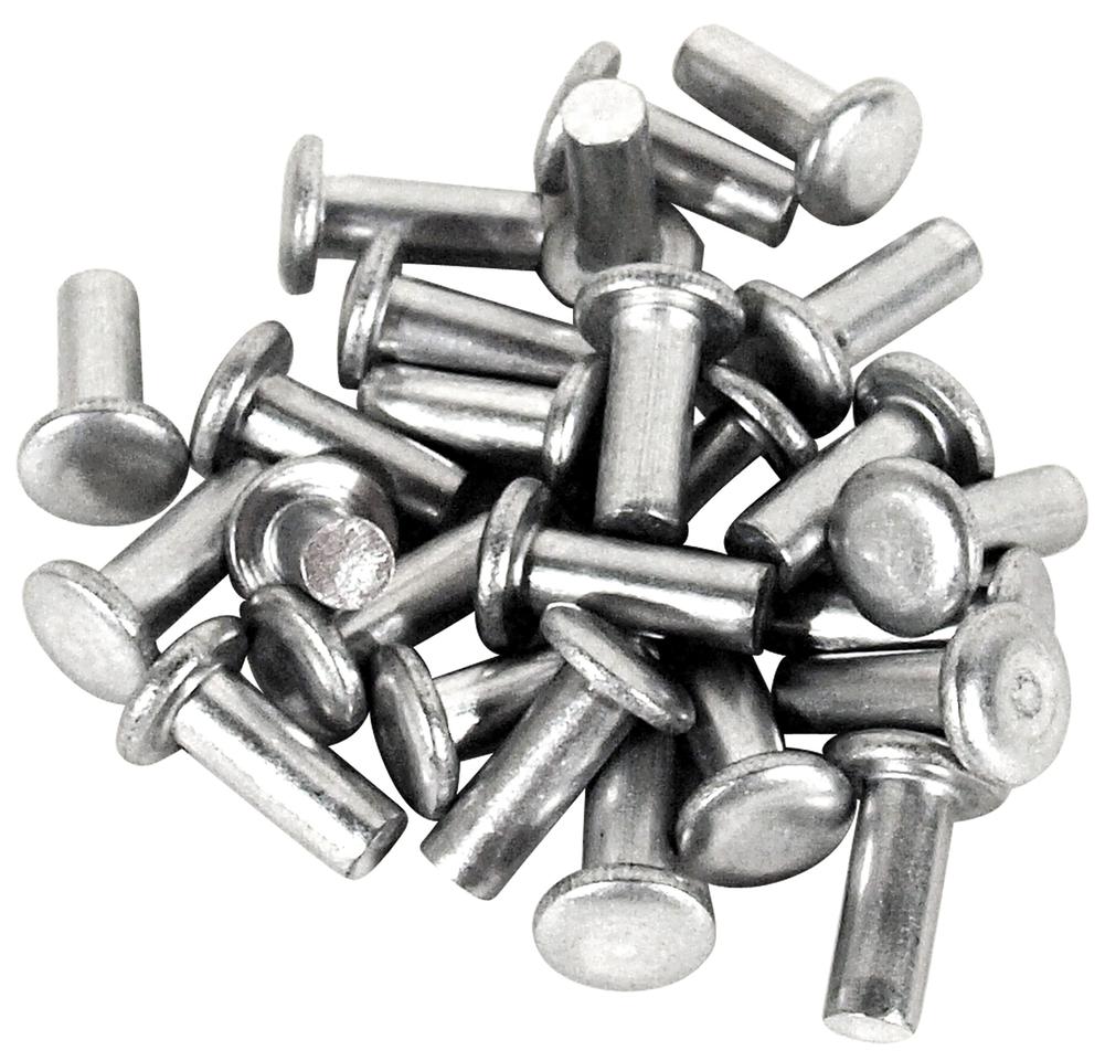 C1 1953-1962 Chevrolet Corvette Body Assembly Rivets. Aluminum 25 Piece