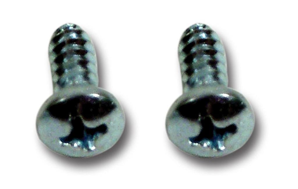 C2 1963-1967 Chevrolet Corvette Vent Cable To Grille Screws - 2Pc