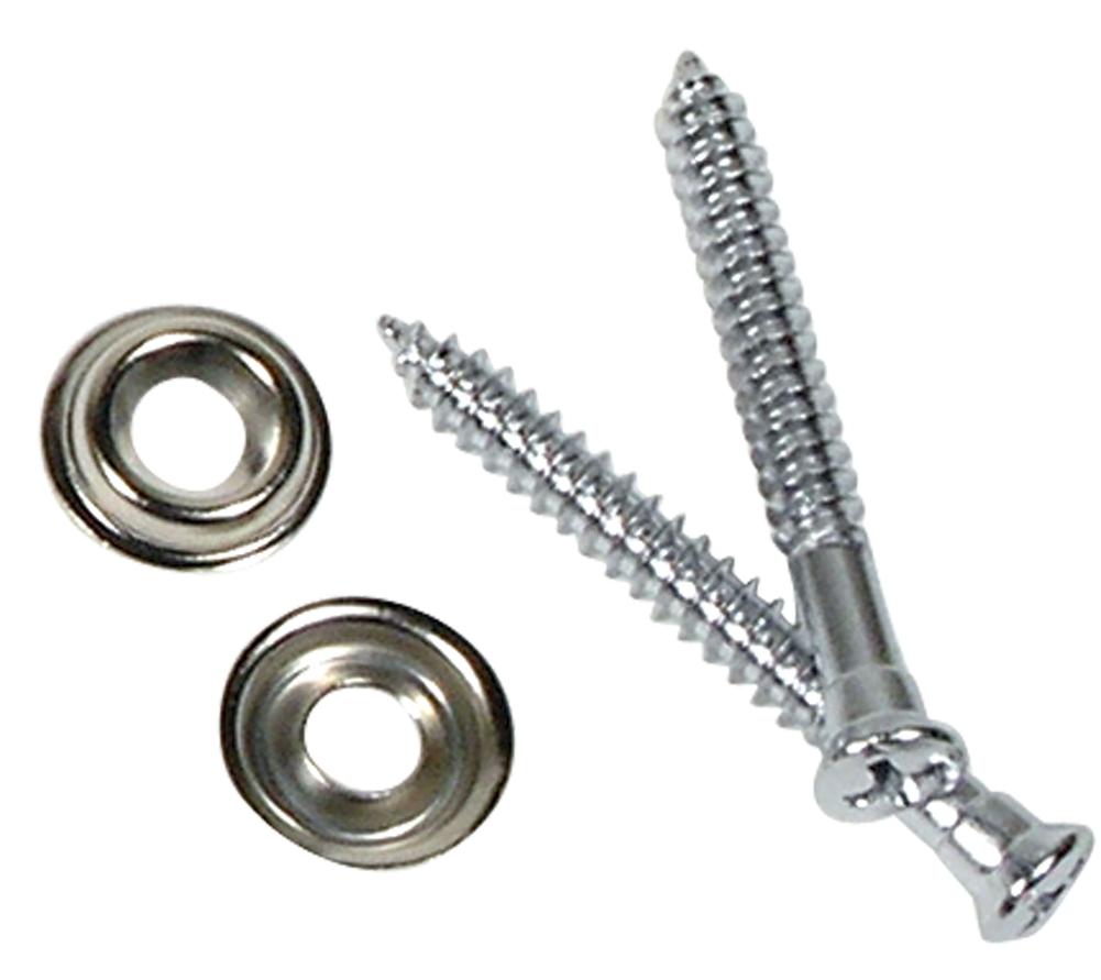 C1 1956-1960 Corvette License Light Housing Screws - 4Pc