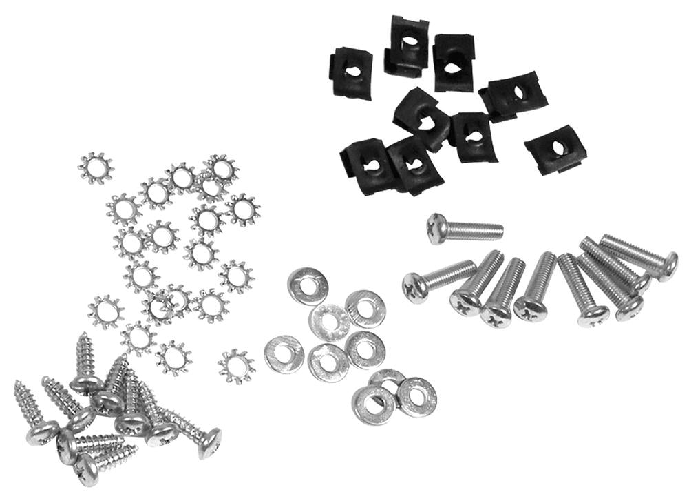 C1 1953-1961 Corvette Gas Tank Cover Screws & Nuts - 54Pc Set