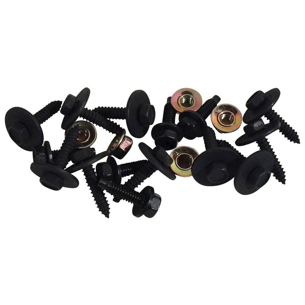 1991-1996 Corvette C4 Front Air Dam Mounting Kit - 20pc