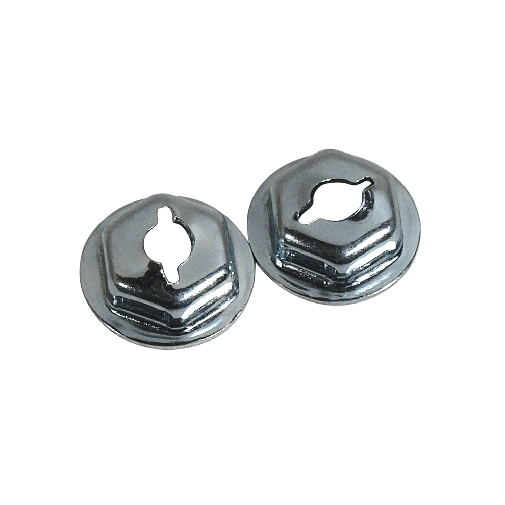 1973-1976 Corvette C3 Nose Emblem Speednuts - 2Pc Set