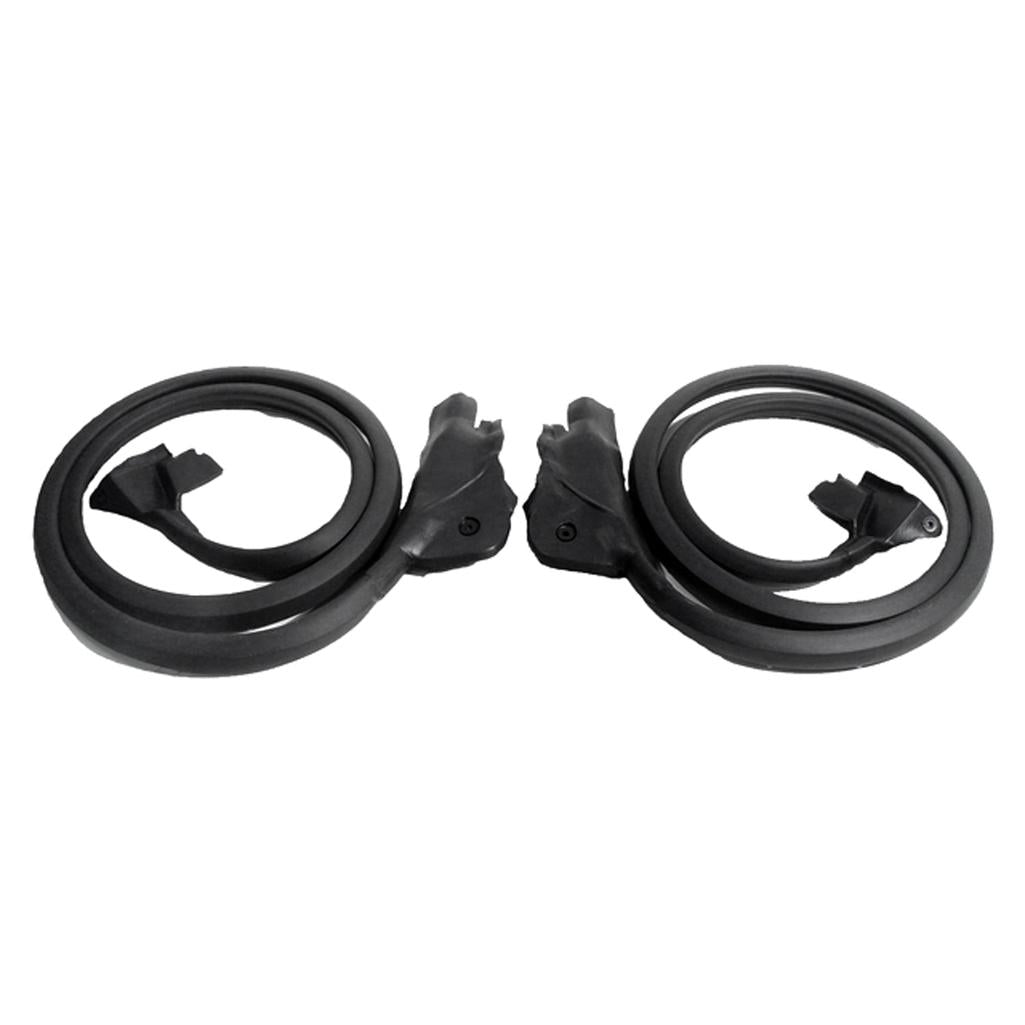 Molded Door Seals With Molded Ends Clips For Chevrolet Corvette 1984-89; LM 19-B