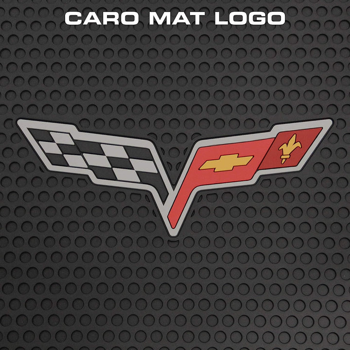C6 Corvette Lloyd's Signature Rubber/All Weather Floor Mats - Black : C6 2005-2007.5