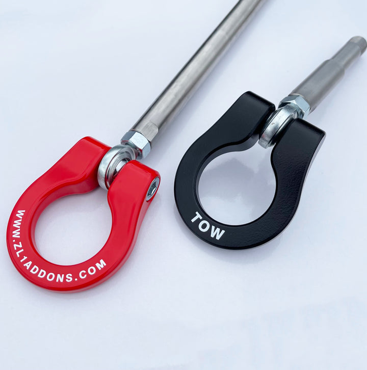 Corvette Premium Stealth D-Ring Tow Hooks : C7 Z51, Z06, Grand Sport:C8 Stingray,E-Ray