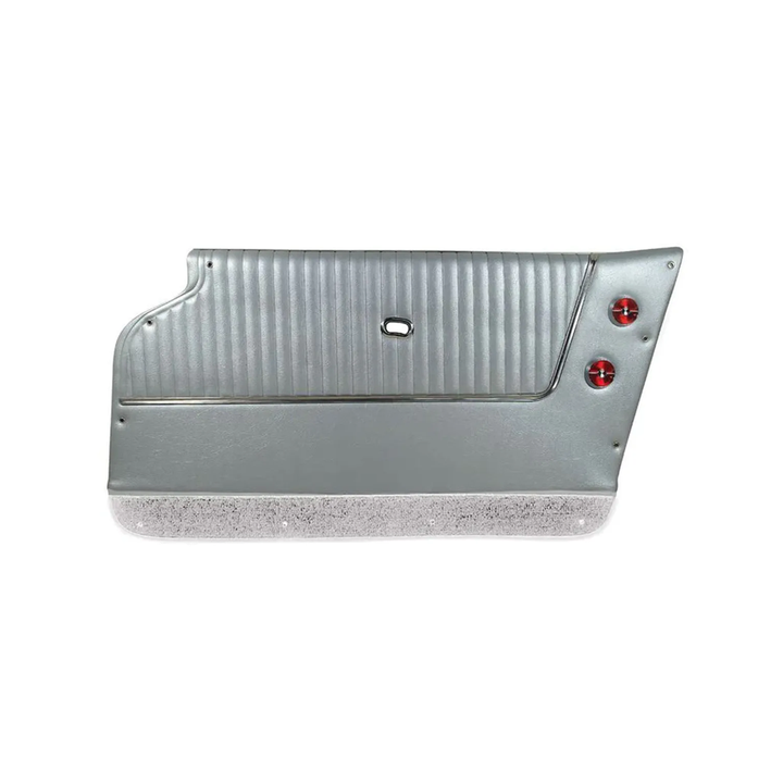C2 1963-1964 Corvette Door Panels Leather W/Carpet - Coupe - W/Trim